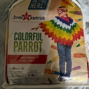 Dress Up America Colorful Parrot Costume